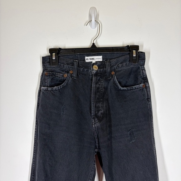Re/Done High Rise Loose Jean Size 24 - Picture 6 of 12